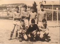 Sirio 1963, il primo a sinistra in piedi